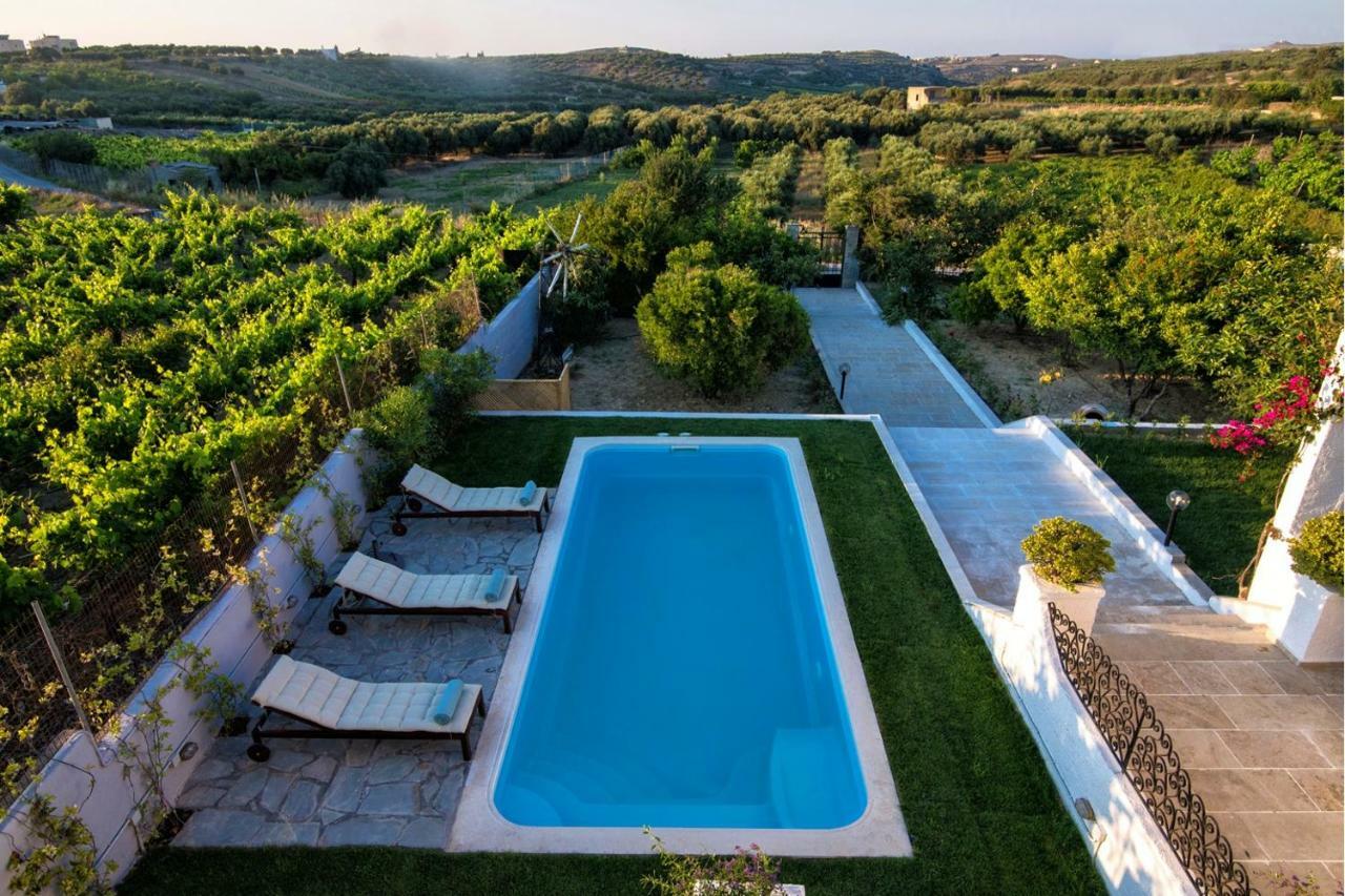 Luxury Villa Rosita W Heated Pool - Nature And Relax Epano Vathia Luaran gambar