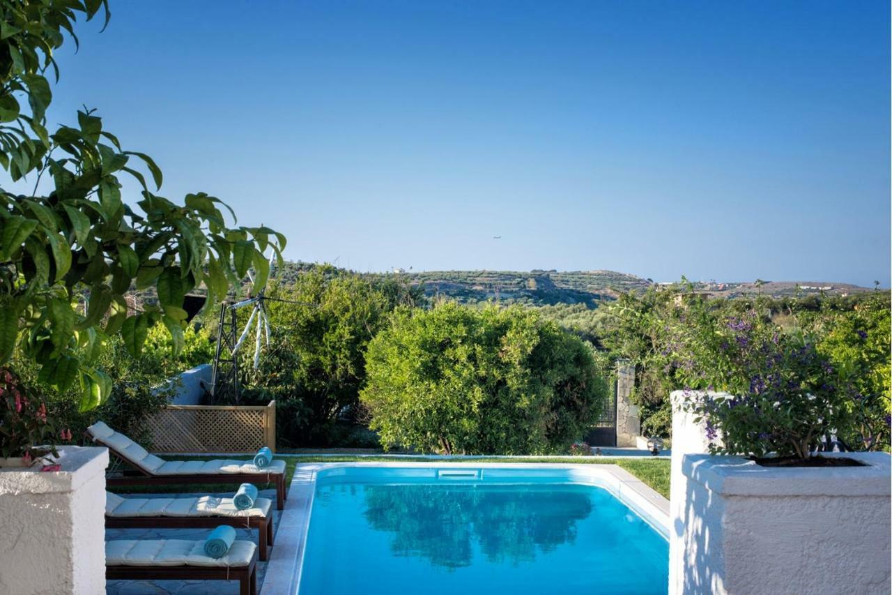 Luxury Villa Rosita W Heated Pool - Nature And Relax Epano Vathia Luaran gambar