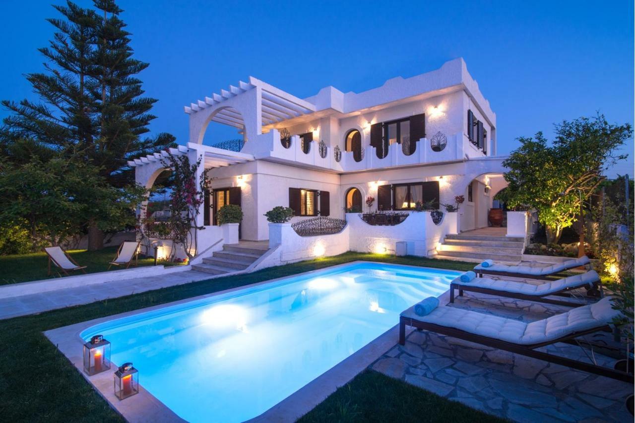 Luxury Villa Rosita W Heated Pool - Nature And Relax Epano Vathia Luaran gambar